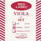 Super Sensitive Red Label Viola String Set 15-16 1/2 Viola Strings
